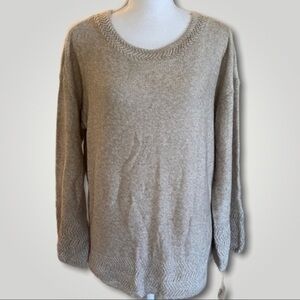 Style & Co Sweater Chevron Design Detail